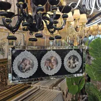 تابلو اینه ای فرانسوی بزرگ ۱۳۰ در ۶۰ نقره ای