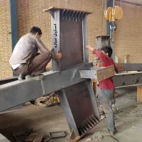 ساخت ونصب اسکلت فلزی-برش کاری و تخریب اسکلت