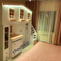تولیدی تخت دوطبقه در مجموعه چوبکار