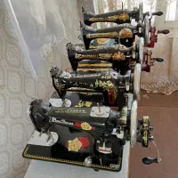 5عددچرخ خیاطی با هم وتکی