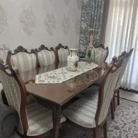 مبل و میز ناهار خوری استیل