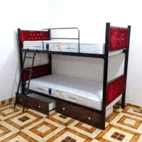 تخت دو طبقه تمام فلز و تمام ام دی اف و چوبی فلزی|تخت و سرویس خواب|تهران, نعمت‌آباد|دیوار