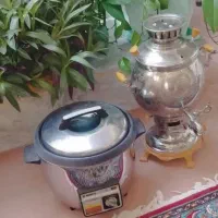 سماور گازی وپلوپز برقی ناسیونال ۱۲ نفره