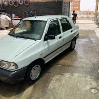 پراید سفید مدل (۹۷)و(۹۶)تمیز بی رنگ