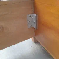 تخت چوبی دو نفره بدون کفی