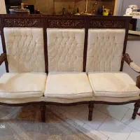 مبل ۹ نفره چوب گردو