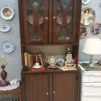 کتابخانه چوبی بوفه چوبی قدیمی