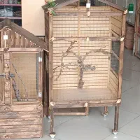 قفس چوبی پرندگان باقیمت استثنایی