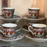 فنجان نعلبکی چای خوری ژاپنی قدیمی