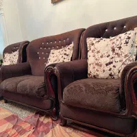 مبل ۷ نفره قهوه ای