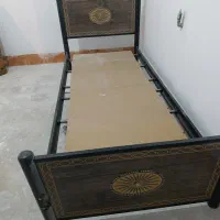 تخت خواب یک نفره ام دی اف و فلز