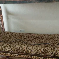 تخت دو طبقه فرفورژه|تخت و سرویس خواب|مشهد, کارگران|دیوار