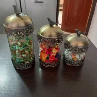 س تیکه دکوری شیشه جنس اصلی