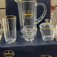 پارچ و لیوان، فنجان، چای خوری، بلور، کریستال