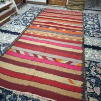 دو عدد جاجیم پشمی قدیمی