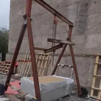 جرثقیل دروازه ای جرثقیل متحرک چرخ دار دروازه‌ای