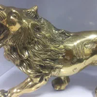 مجسمه شیر برنزی زیبا و دکوری