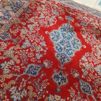 قالی 12 متری 500شانه طرح دستباف