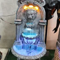 آبشار دیواری فایبرگلاس پرتابل آبنما داخل ساختمان