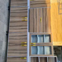 کابینت بدنه فلز درب چوبی