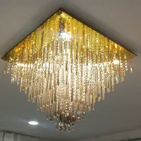 پرده کریستال و لوستر کریستال