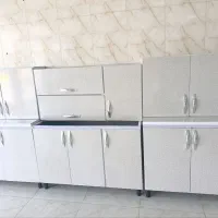 کابینت فلزی ۳متر زمینی ۳متر دیواری جمع ۶متر