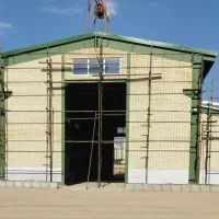 اجرای آجر نما کار سوله دیوار چینی لفتون آجر نسوز