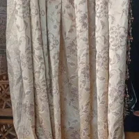 پرده حریر همراه با والان