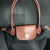 کیف لانگ چمپ مشکی و شیشه ای