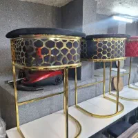صندلی اپن و جکدار جزیره کانتر فلزی پارچه خارجی
