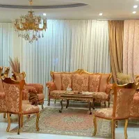 مبلمان استیل ورق طلا و ناهارخوری