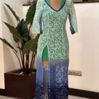 لباس دو‌تکه اورگانزا