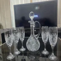 جام و شرابخوری کریستال چک