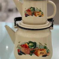 کتری و قوری لعابی اصل روسی
