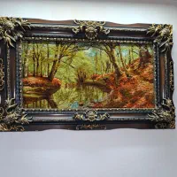 تابلو فرش منظره  دستبافت