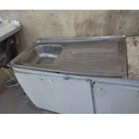 کابینت فلزی همراه باسینک