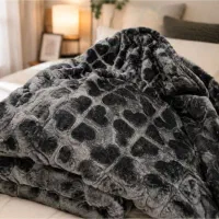 پتوژله ای ونرمینه طرح قلبی فقط1400