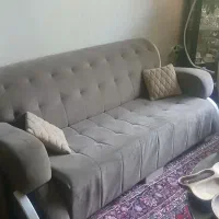 مبل هفت نفره کاملا سالم و زیبا