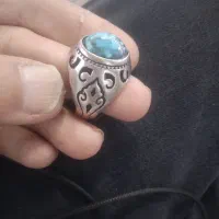 انگشتر فیروزه ۹۲۵ سنگین