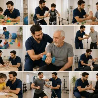 کاردرمانی در منزل و هوم ویزیت