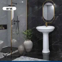 فروش دوعدد روشور دستشویی کیفیت بسیار بالا پایه دار