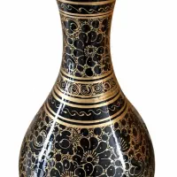 دو عدد گلدان سفالی