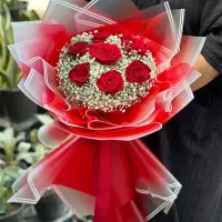دسته گل خوشگل رز