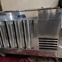 یخچال فریزر تمام استیل کم کار تمیز و در حد نو