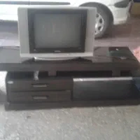 Tv با میز در حد