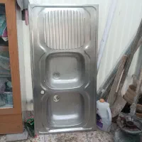سینک ظرفشویی ۱۲۰ در ۶۰ لگن چپ جنس ضخیم