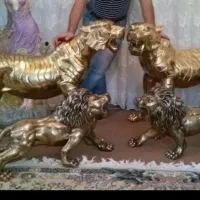 مجسمه برنز ببر
