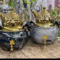 کتری قوری دسته بغل کتری قوری شیر دار