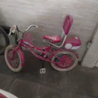 دوچرخه دخترانه سایز۱۶ خیلی کم استفاده شده