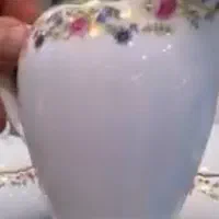 شکر ریز یا سس خوری  و قوری چینی زرین مدل گلستان
